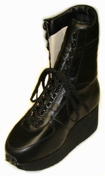 Orthopdischer Maschuh; Damenstiefel schwarz